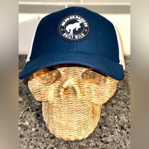 Ford Bronco Patch Logo with Adjustable Snapback: Blue/White